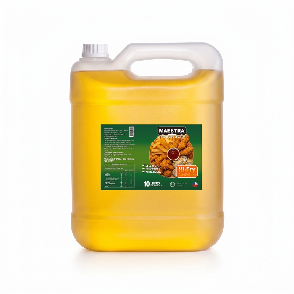 Camilo Ferrón -  Caja Aceite para Freír Maestra HI-FRY 20L